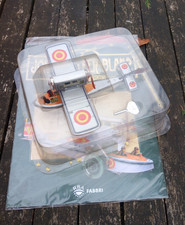 HYDRAVION 1930 TÔLE PAYA REPRODUCTION JOUET ANCIEN fonctionnel COMME NEUF BOITE