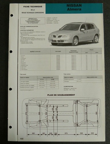 Fiche technique automobile