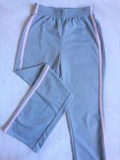 PANTALON SPORT GRIS bande rose