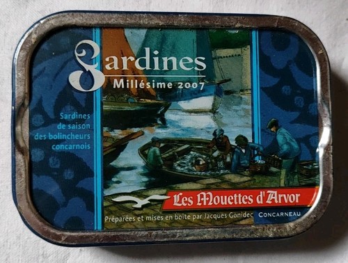 Boîte sardines mouettes - boîte,