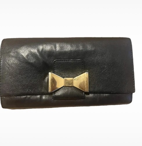 Authentic chloé black - black, wallet