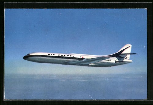 Carte postale avion caravelle - carte,