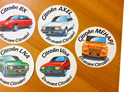 Lot autocollant citroen mehari - lot,