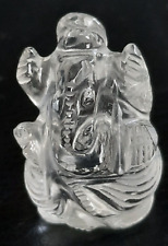 MINI STATUETTE BOUDDHA ELEPHANT DIEU GANESH EN VERRE DIVINITE INDE 