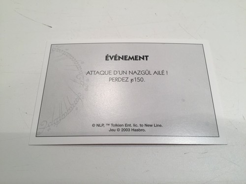 Carte événement attaque - attaque, d'un