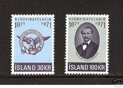 Iceland 433 434 - iceland, mnh