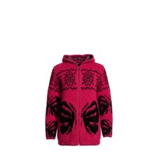 NEUF Gilet FILLE rose fuchsia