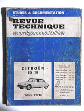 Revue technique Citroen ID 19