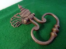 ANCIEN ANTIQUE  VINTAGE OLD HEURTOIR MARTEAU PORTE FER FORGED FORGE COLLECTION