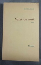 Valet de nuit - Michel Host - Grasset, 1986 -
