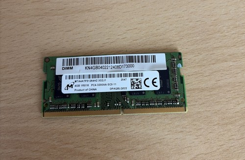 4gb 1rx16 pc4 3200aa sc0 - 4gb, pc4-3200aa-sc0