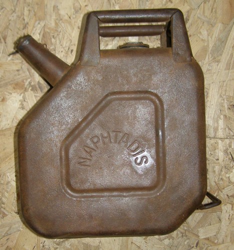 Rare ancien bidon - bidon, d'essence