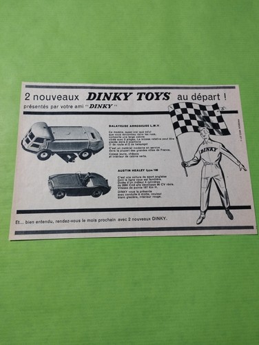 Publicite dinky toys balayeuse - toys,