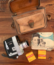 Camera 8mm Bell & Howell ZoomaticModel 414, avec sacoche et mode d'emploi