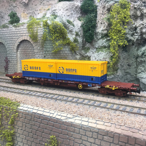 Wagon porte conteneurs mmc3 - wagon,