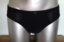 Slip noir homme taille S en microfibre fines rayures verticales