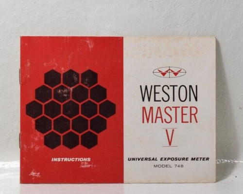Weston master exposure meter - weston,