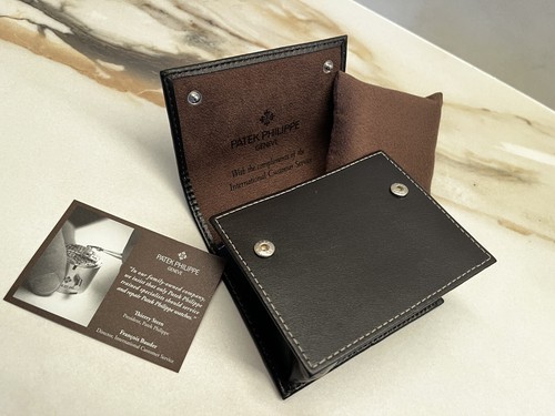 Etui voyage cuir patek - de,