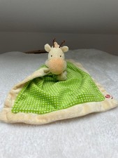 Doudou girafe, plat mouchoir
