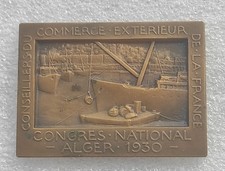 MEDAILLE CONGRES ALGER 1930