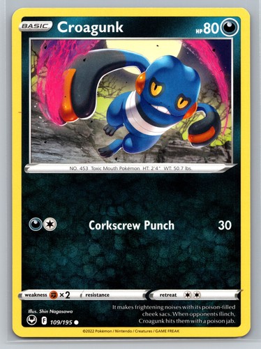 Croagunk 109 195 silver - croagunk,