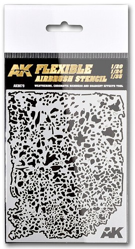 Pochoir aérographe flexible - aérographe,