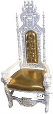 Trône Royal Avec Lions En