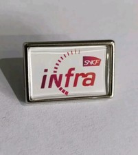 Pin's SNCF Infra Train Logo