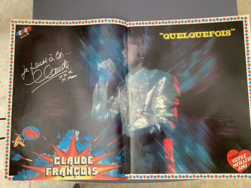 Poster claude françois - claude,