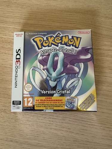 Pokémon cristal 3ds - pokémon,