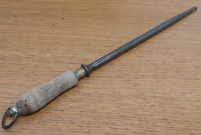 vintage ancien FUSIL de BOUCHER FISCHER garanti AIGUISEUR à COUTEAU BOUCHERIE