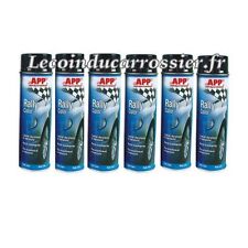 6 bombe à peinture noir brillant, 500ml, auto, carrosserie (PE100)