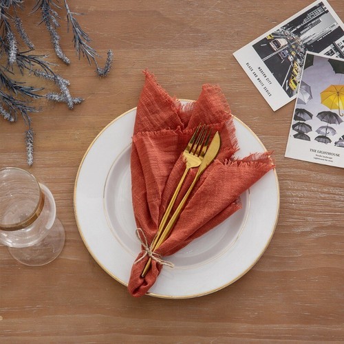 6pcs gland gaze serviette - 6pcs,