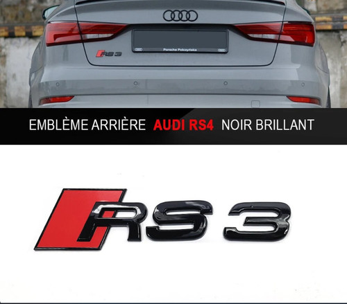 Logo audi rs3 arriere - arriere, rear