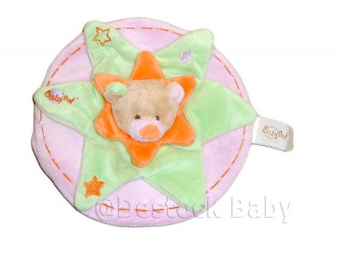 Doudou plat ours - , vert