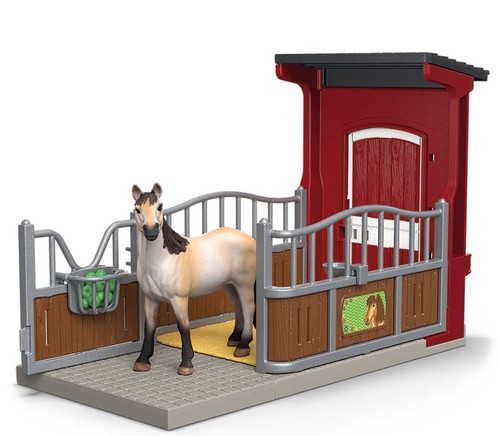 Schleich box avec - avec, jument