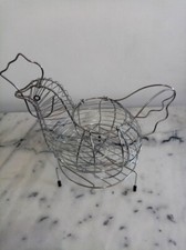 PANIER DE CUISINE DECOR POULE NEUF. IDEALE POUR OEUFS ET FRUITS.