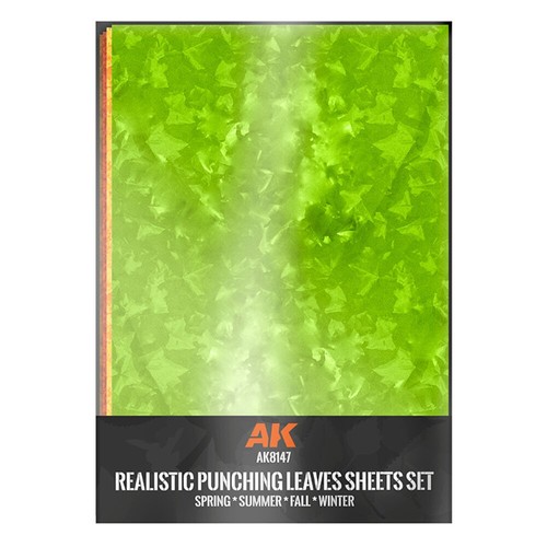 Punching leaves sheets set 4 - punching, (4