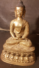 Bouddha assis en laiton