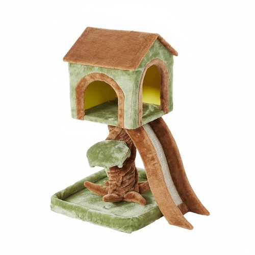 Arbre chat cabane niche - à,