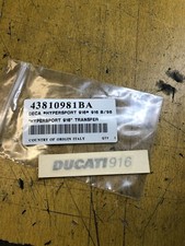 1 autocollant arrière selle ducati superbike 916 1998 43810981ba