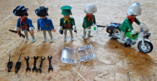 Lot playmobil geobra police - playmobil,