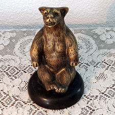 Bel ours brun bronze - brun, doré