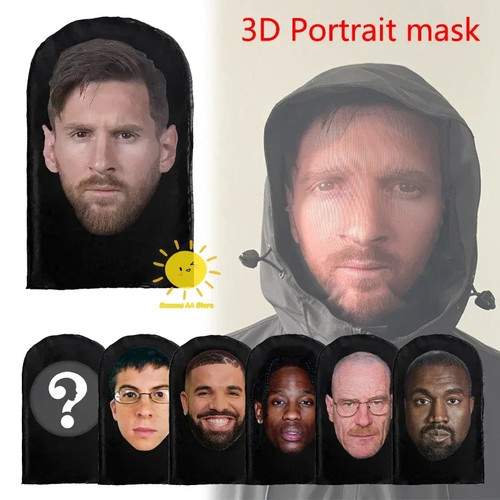 Nouveau masque kanye imprimé - nouveau,