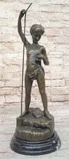 Sculpture En Bronze Fishing