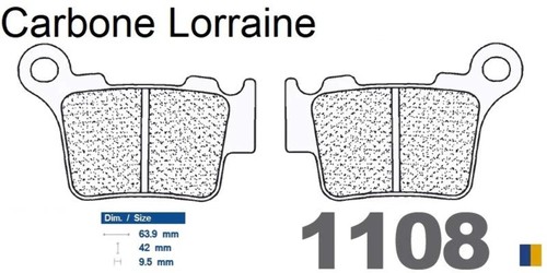 Plaquettes carbone lorraine - carbone, de