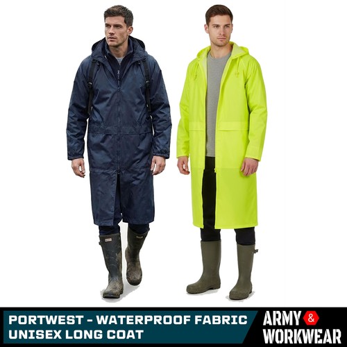 Hommes long imperméable veste - imperméable,