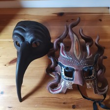 Lot De 2 Masque Mural  Fait