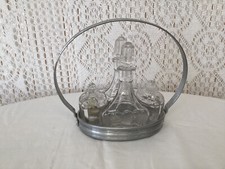 Inoxal Serviteur de Table en Verre Bouteilles Huile Vinaigre Moutarde Mayonnaise