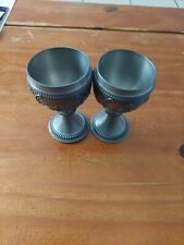 Lot de 2 coquetiers en étain ( ROMANZE, RINGELREIH, ABSCHIED) occasions